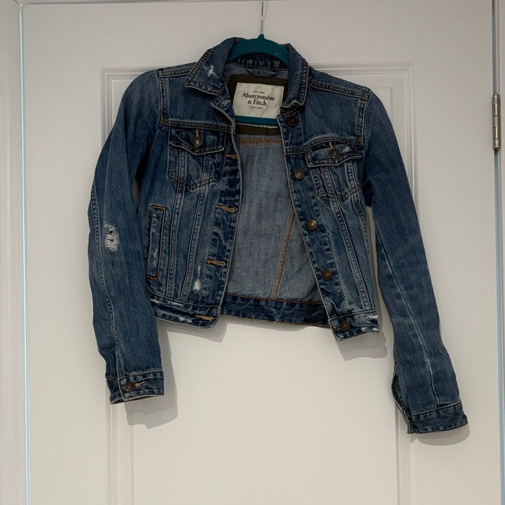 Abercrombie & Fitch Blue Denim Jacket